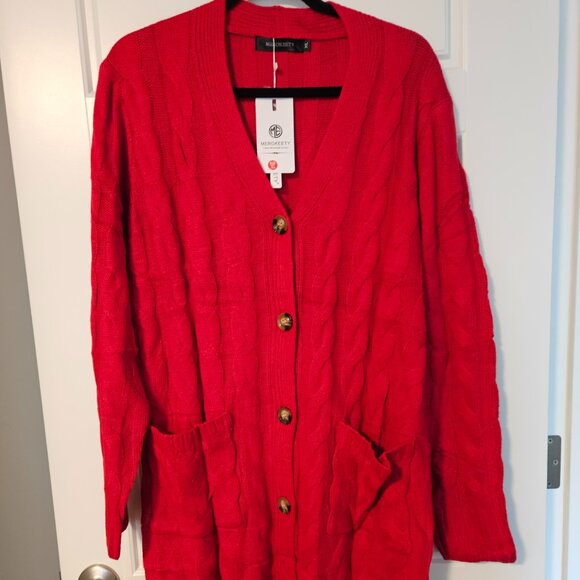 Merokeety Sweater Red XL - Picture 1 of 6
